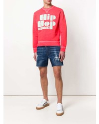 DSQUARED2 Hip Hop Print Sweatshirt