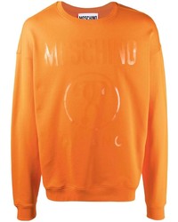 Moschino Logo Print Drop Shoulder Sweatshirt