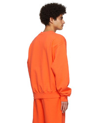 Heron Preston Orange Cotton Sweatshirt