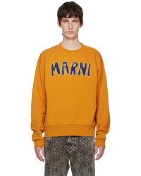 Marni Orange Cutout Sweatshirt