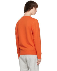 Alexander McQueen Orange Graffiti Sweatshirt