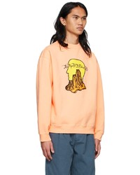 Brain Dead Orange Mount Slime Sweater