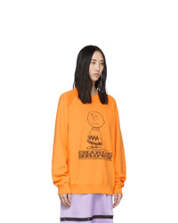 Marc Jacobs Orange Peanuts Edition Charlie Brown Sweatshirt
