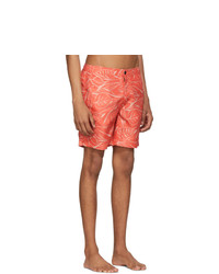 Onia Orange Calder Swim Shorts