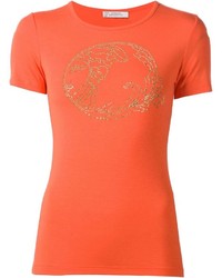 Orange Print T-shirt
