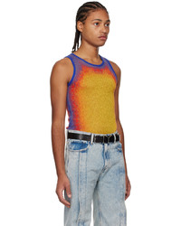 Y/Project Blue Yellow Gradient Tank Top