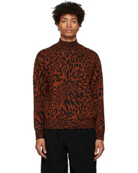 Études Orange Prophet Leopard Turtleneck Sweater