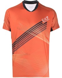 Ea7 Emporio Armani Sports Printed T Shirt