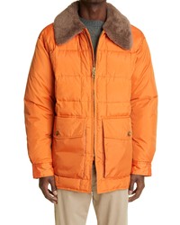 Beams Plus Quilted Down Field Jacket With Genuine