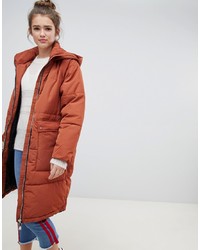 Only Quilted Longline Padded Jacket