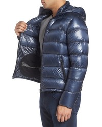 Herno 7 Dernier Water Resistant Down Puffer Jacket With Detachable Hood