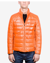 Boston Harbour Packable Leather Puffer Jacket
