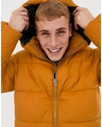Jack & Jones Core Puffer Coat In Drop Shoulder Fit