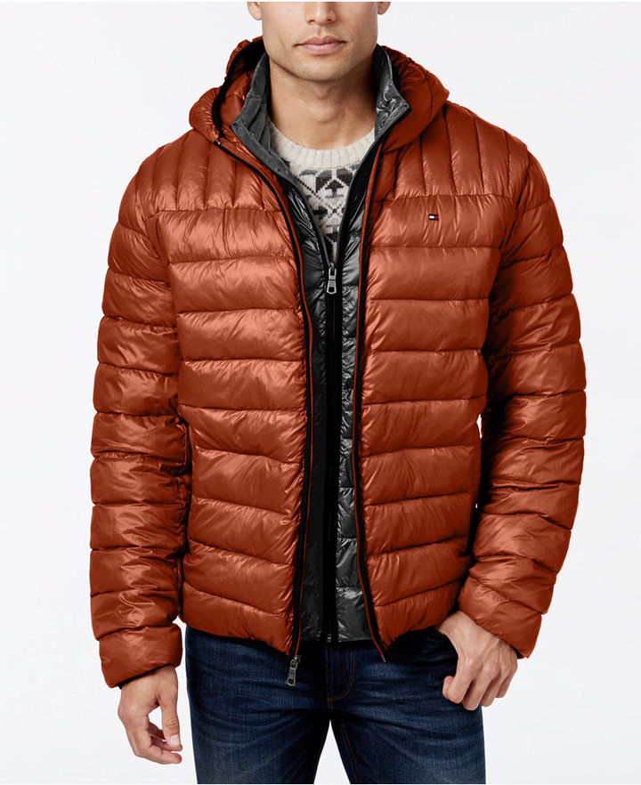 hilfiger hooded jacket Shop Clothing 