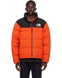 Gucci Orange Black The North Face Edition Down Techno Jacket