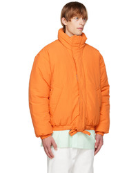 Acne Studios Orange Padded Jacket