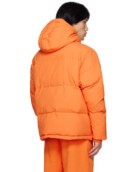 AMI Alexandre Mattiussi Orange Puma Edition Puffer Jacket