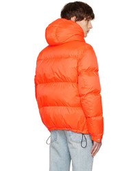 White:Space Orange Scott Down Jacket