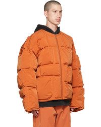 A. A. Spectrum Orange Wadrian Down Jacket