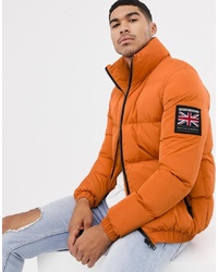 Good For Nothing Puffer Jacket In Orange