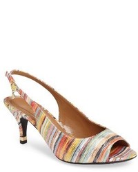 J. Renee Gardenroad Slingback Peep Toe Pump