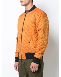 Mostly Heard Rarely Seen Quilted Bomber Jacket