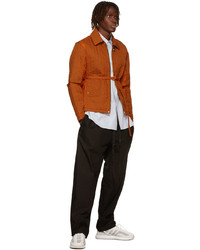 Craig Green Orange Quilted Skin Jacket