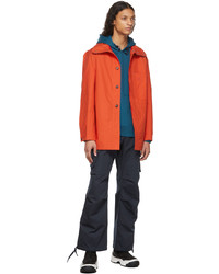 Kenzo Orange Mid Length Coat