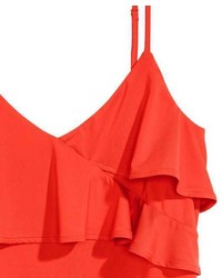 H&M Ruffled Camisole Top