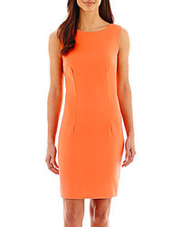 jcpenney orange dress