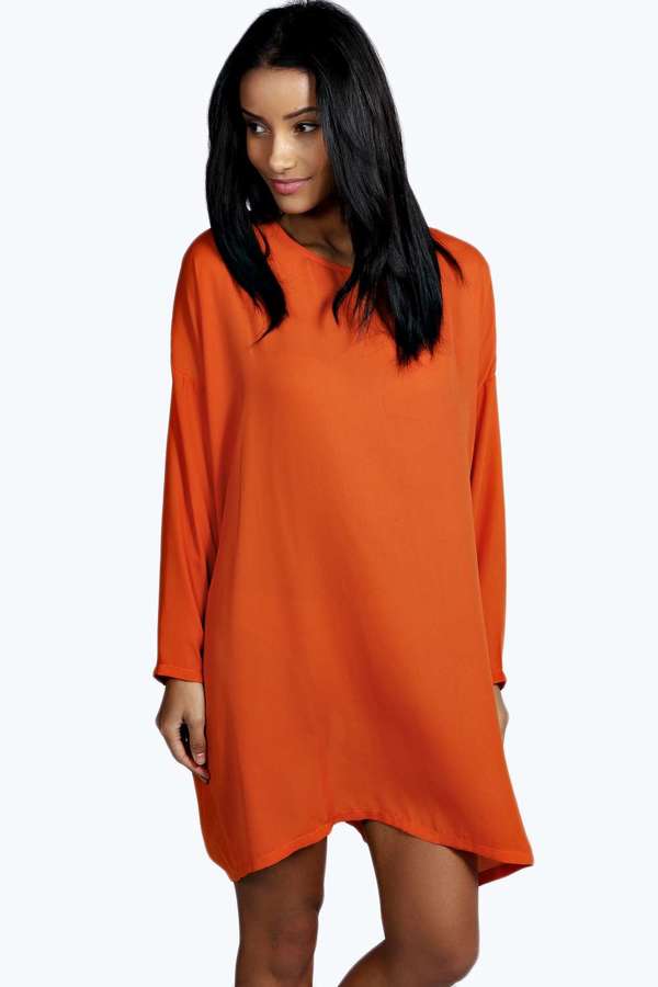 oversized shift dress