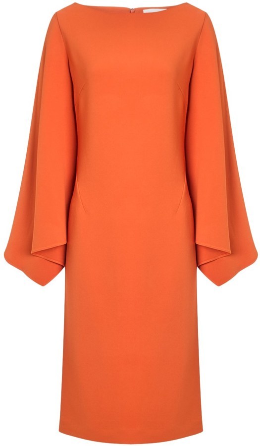 Orange Crepe Dress Online Deals, UP TO 62% OFF | www 