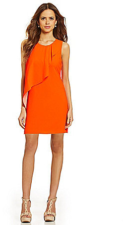 gianni bini orange dress