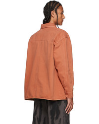 A-Cold-Wall* Orange Denim Spray Shirt
