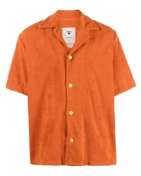 OAS Company Cuban Collar Terry Cloth Shirt