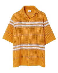 Burberry Icon Stripe Short Sleeved Knitted Shirt