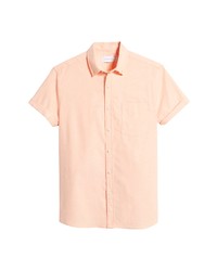 Topman Oxford Short Sleeve Button Up Shirt