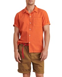 Alex Mill Short Sleeve Seersucker Button Up Camp Shirt