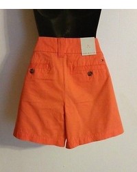 Tommy Hilfiger Nwt Orange Short Shorts