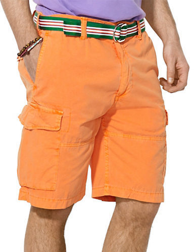 ralph lauren orange shorts