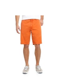 Tailor Vintage Soft Washed Twill Shorts Freckle Orange