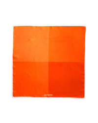 J.Z. Richards Silk Pocket Square Orange One Size