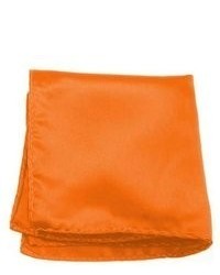 Jacob Alexander Solid Color Burnt Orange Pocket Square By
