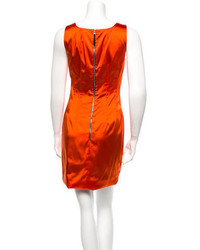 Dolce & Gabbana Satin Sheath Dress