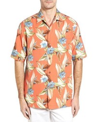 Tommy Bahama Tropic Of Tritorn Short Sleeve Silk Blend Camp Shirt