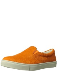 Orange Slip-on Sneakers