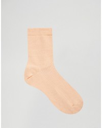 Asos Collection Plain Rib Ankle Socks