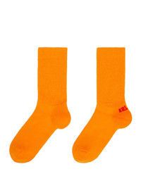 ERL Orange And Red Logo Socks