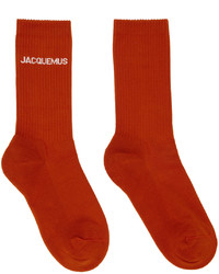 Jacquemus Orange Les Chaussettes Cuca Socks