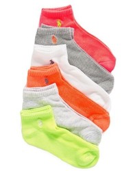 Ralph Lauren Sport 6 Pack Low Cut Socks